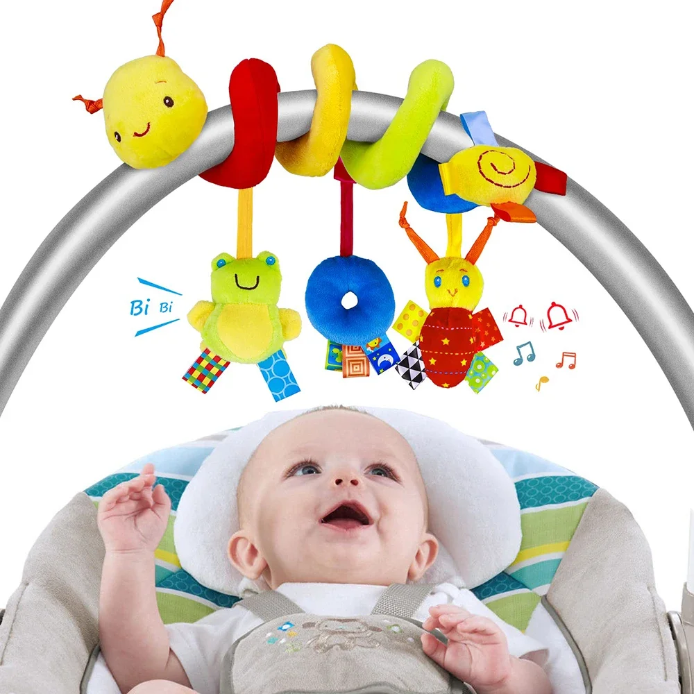 スパイラルベビーカーおもちゃ 新生児ぬいぐるみ 吊り下げ式ベ - Baby Nursery Trolley のレビューと価格