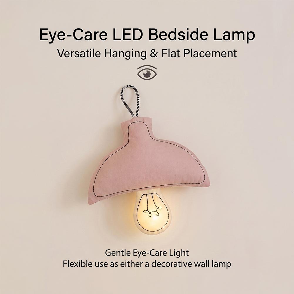 充電式吊り下げ式LEDナイトライト 3色調光可能 目に優しい - Baby Nursery Wall Lights のレビューと価格